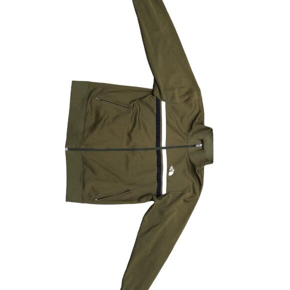 Vintage The North Face Jacket Half Zip Green Large - Picture 2 of 9